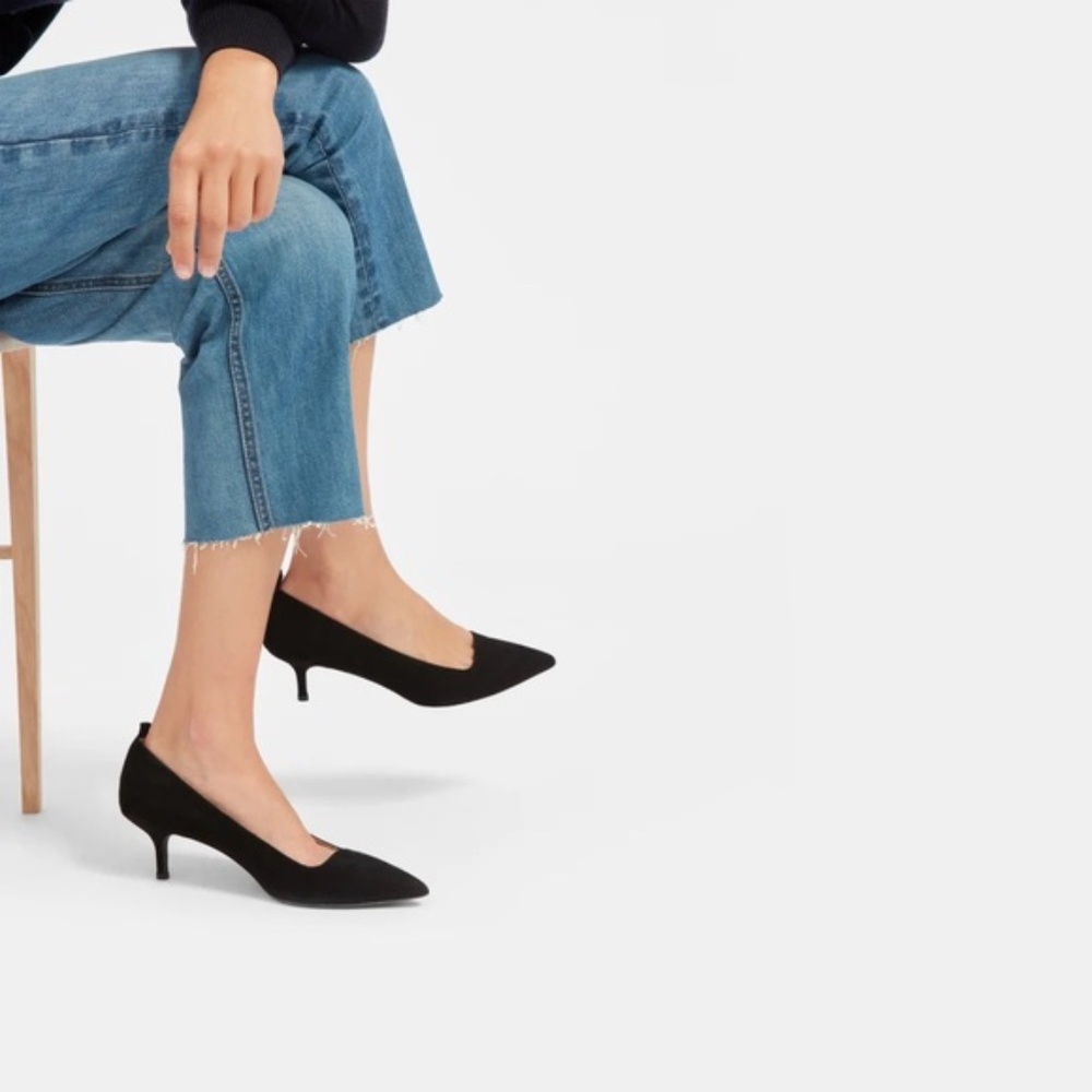 Everlane The Editor Kitten Heel 9.5